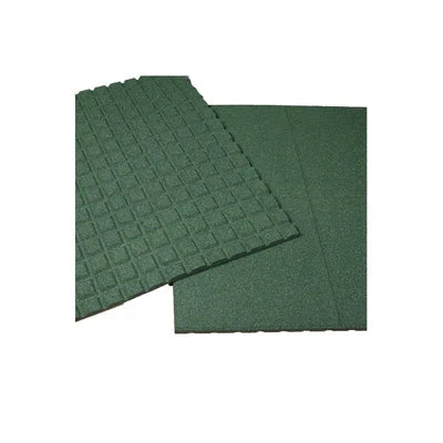 Safety Mats for Play and Protect - 1m x 1m Rubber Tiles, Anti-Slip, Weather-Resistant, Insulated, Ideal for Playgrounds, Gyms, Pools