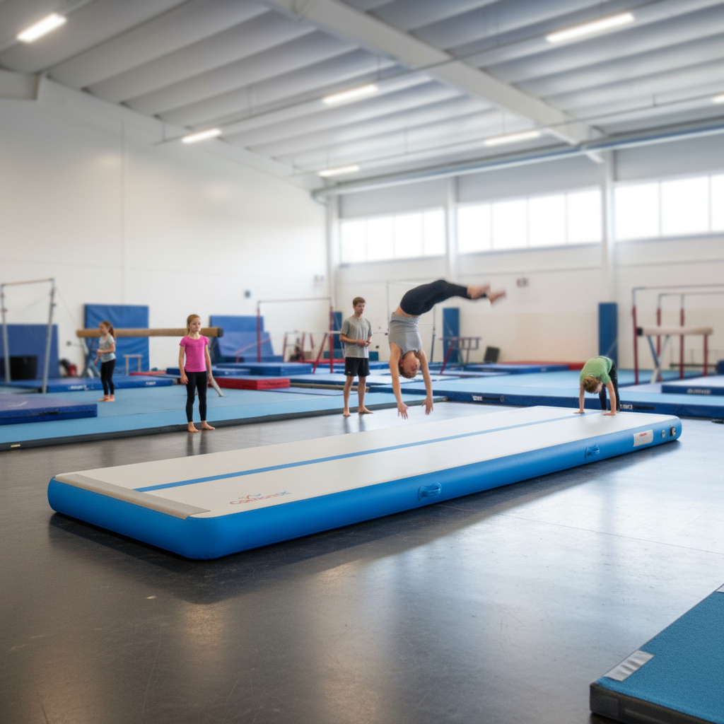 Premium High-Performance Air Track Pro Air Floor 5m x 1.5m x 20cm for Safe Gymnastics Training