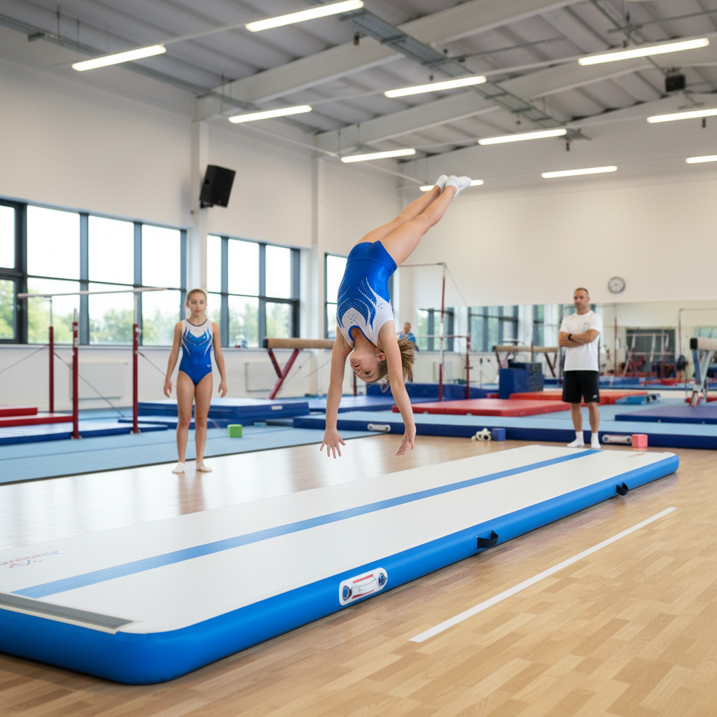 Premium Air Track Pro Air Floor 6m x 1m x 10cm - Durable, Easy to Use, Ideal for Gymnastics and Training