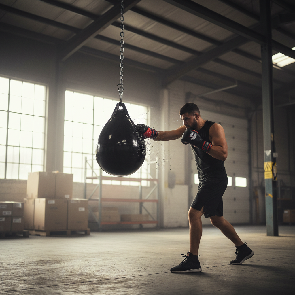 Premium Heavy Duty Water Punch Bag - 38cm Diameter with Accessories for Easy Use and Filling