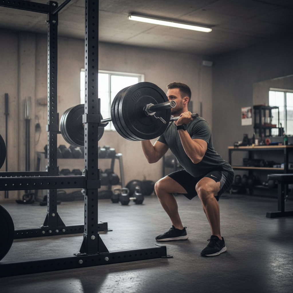 Professional Gym Landmine Attachment for Upper Body Strength and Core Stability with 360-Degree Rotation