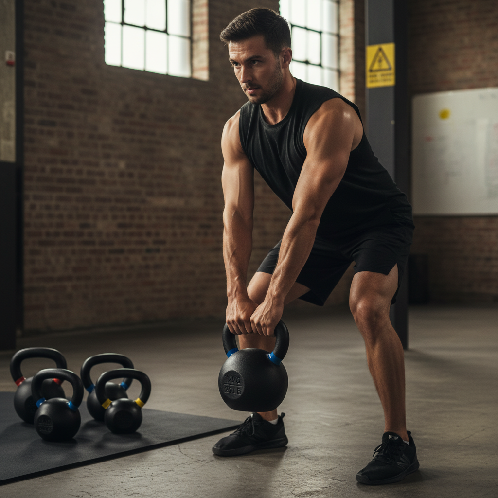 Premium Heavy Duty Cast Iron Kettlebells Set - Durable and Versatile for Full Body Workouts with Multiple Weight Options