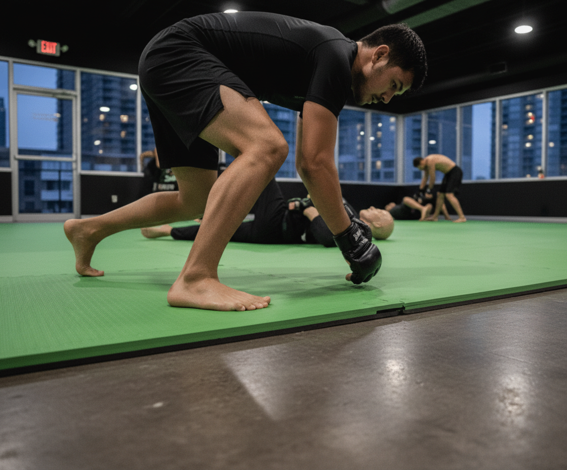 Premium 40mm High-Performance Jigsaw Mats with Tatami Grip for MMA and BJJ - Waterproof and Durable Foam