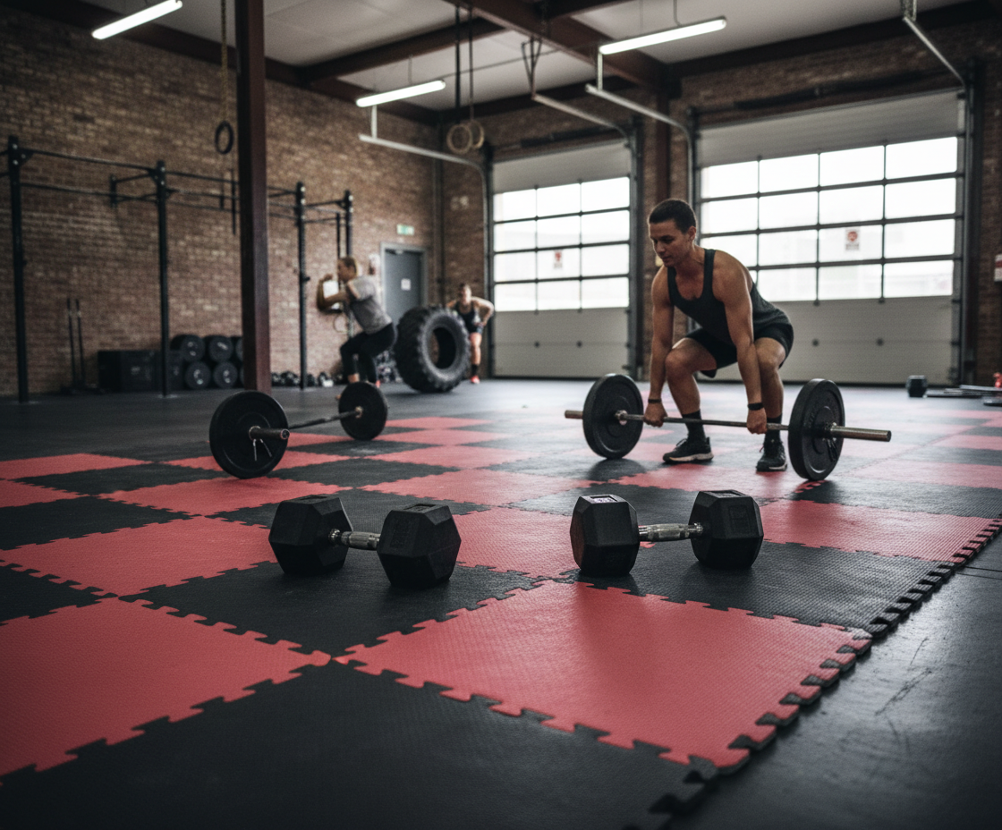 Premium 20mm x 1m x 1m Jigsaw Mats - High Grip, Reversible, Waterproof, Anti-Bacterial