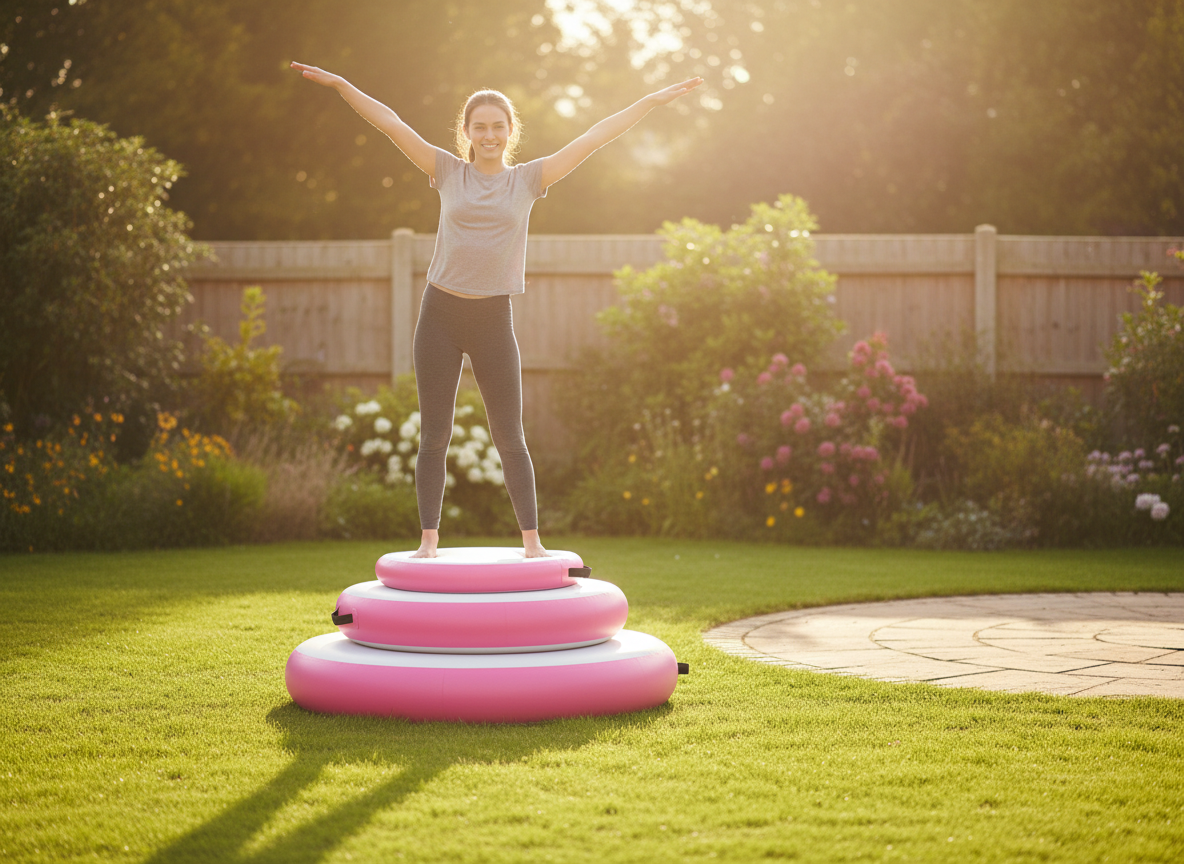 Premium Air Track Pro Air Spot - Lightweight, Multiple Sizes and Colors for Gym, Garden, and Water Use