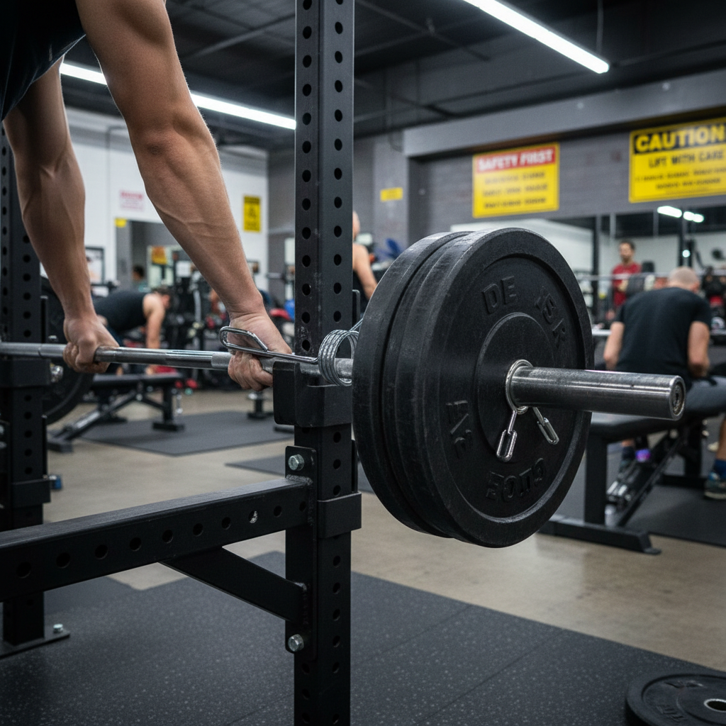 Premium Olympic Spring Collars for 2" Weight Plates - Durable Steel Construction with Secure Grip for Fast Transitions