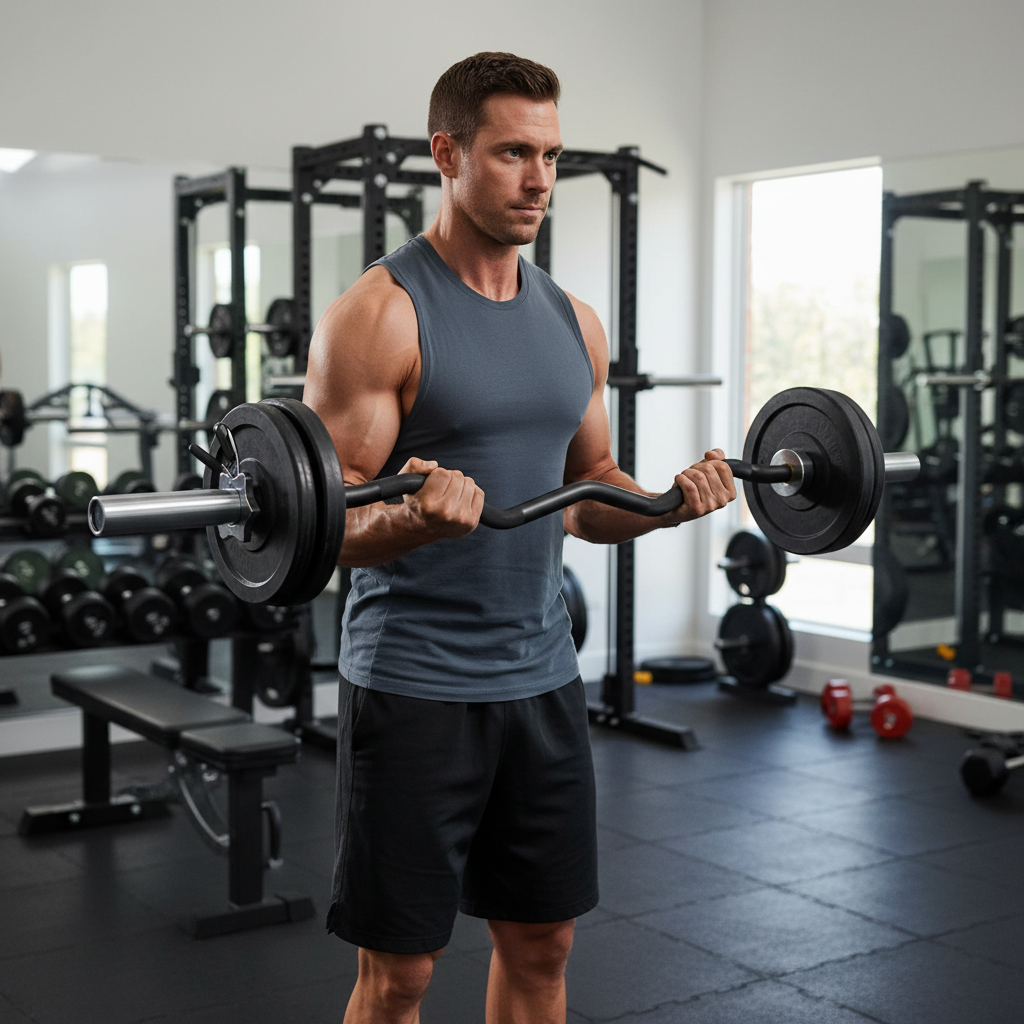 Premium EZ Curl Bar 4ft & 5ft - Heavy Duty, Wrist-Friendly Design for Effective Arm Workouts