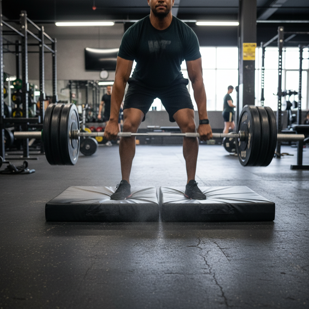 Premium Barbell Drop Pads - Durable Foam with PVC Cover for Noise Reduction in Home and Commercial Gyms