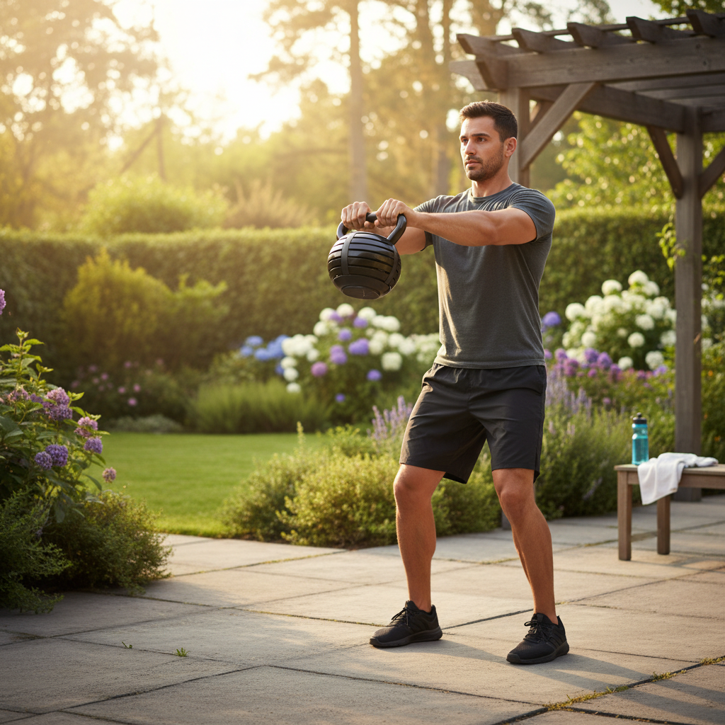 Premium Adjustable Kettlebell 18kg with Ergonomic Handle and Quick-Adjust Weight Settings for Versatile Workouts