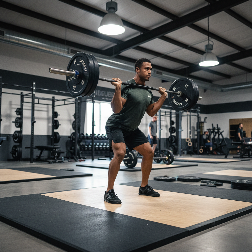 Premium Olympic Black Cross Barbell with High-Grade Steel and 500kg Weight Capacity for Enhanced Workouts