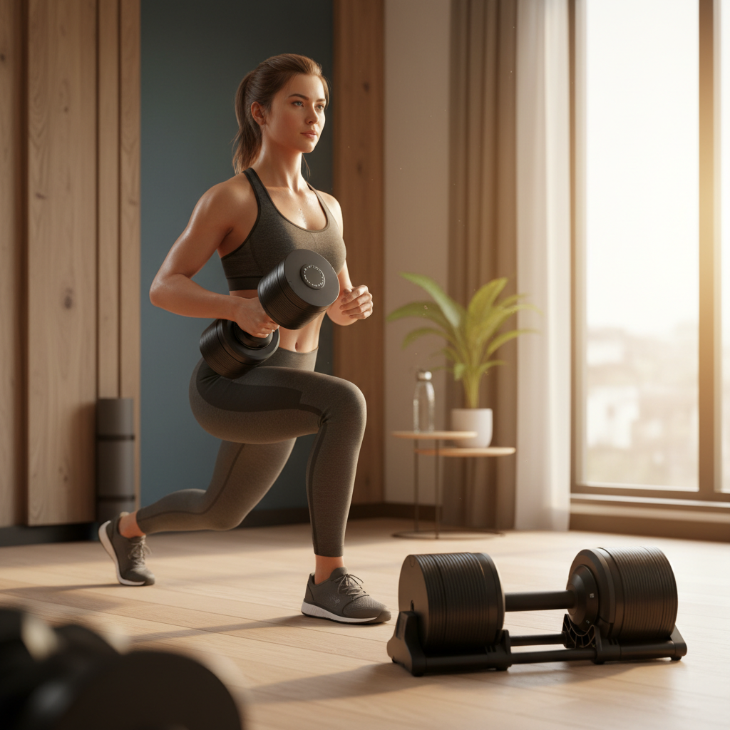 Premium Adjustable Dumbbells Pair 40kg with 1kg Increments for Home Gym Strength Training