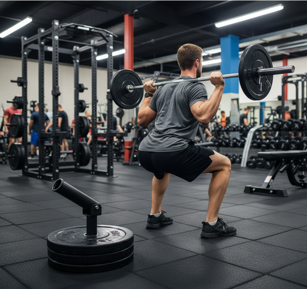 Premium Weight Plate Landmine with 360° Swivel Platform for Versatile Rotational Exercises