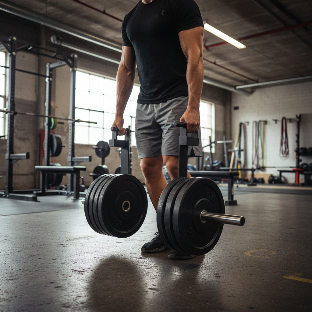 Heavy Duty Farmer's Walk Handles - Premium Steel Construction for Grip Strength and Endurance Training