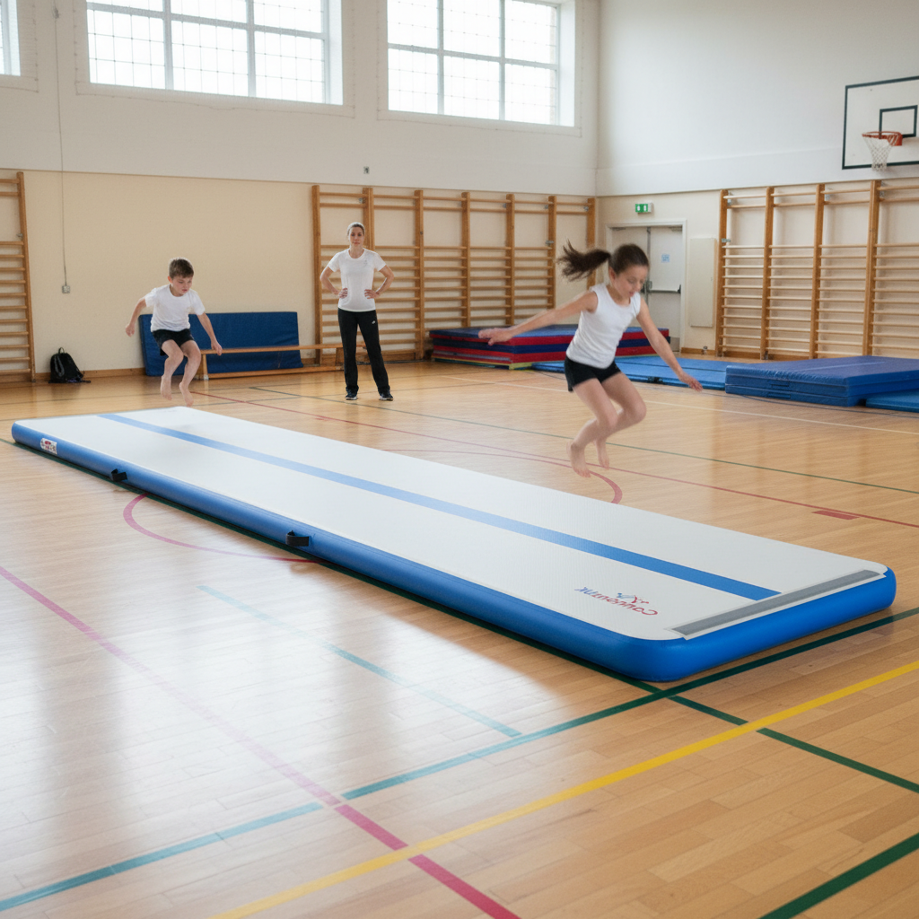 Premium Air Track Pro Air Floor 6m x 1m x 10cm - Durable, Easy to Use, Ideal for Gymnastics and Training