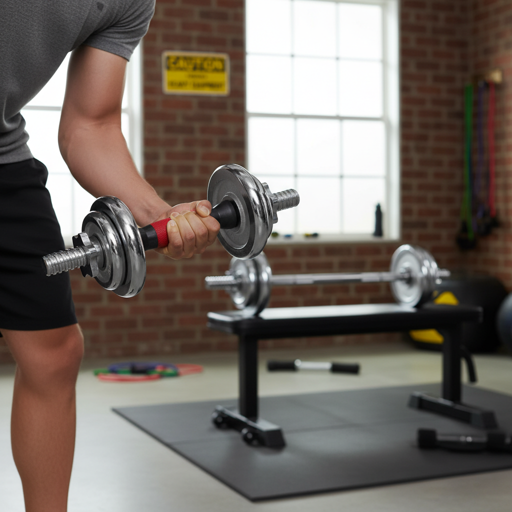 Premium Heavy Duty Dumbbell & Barbell Sets - Adjustable Steel Weight Training for Home and Studio Use