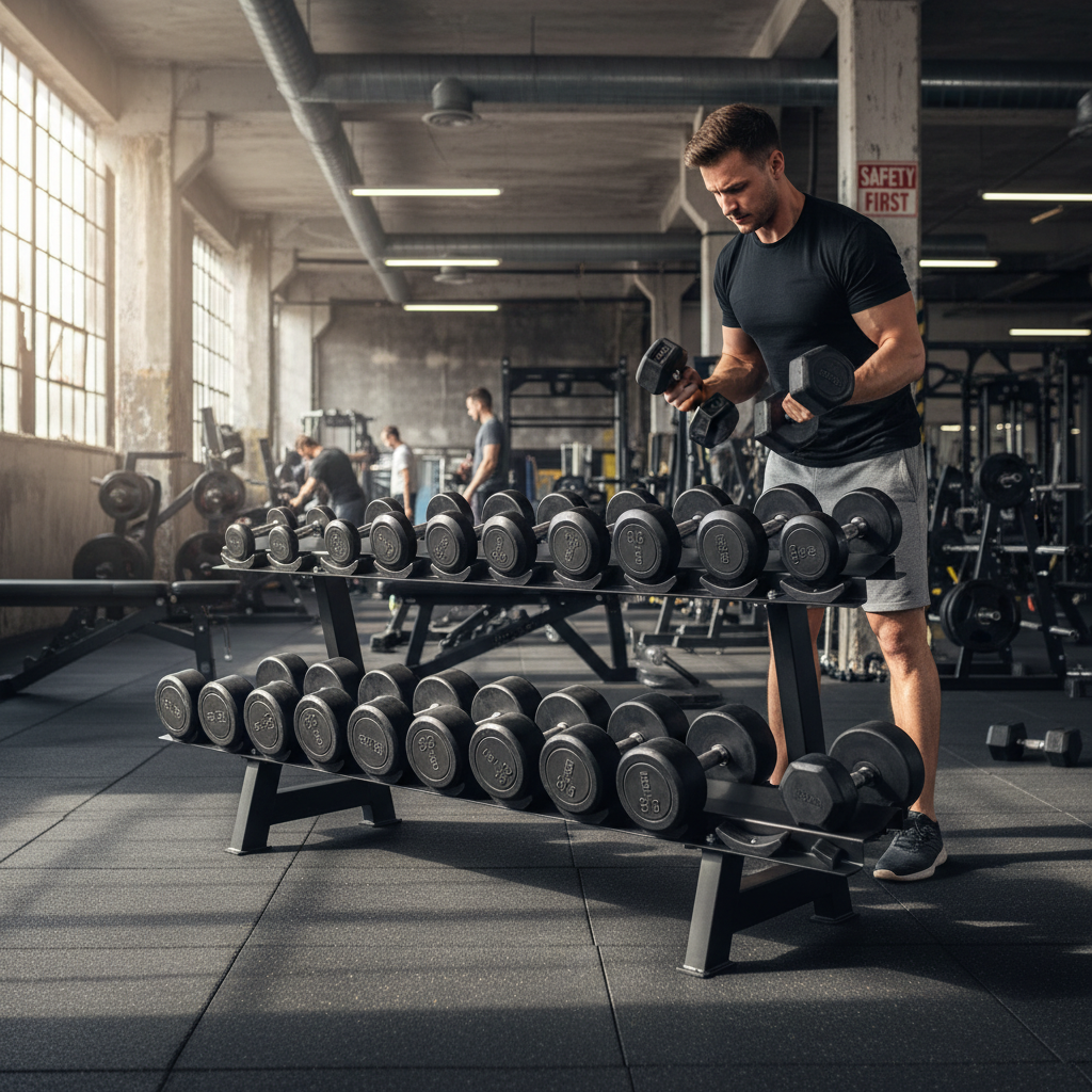 Premium Heavy Duty Two Tier Dumbbell Rack for 320kg Storage - Durable and Robust Design