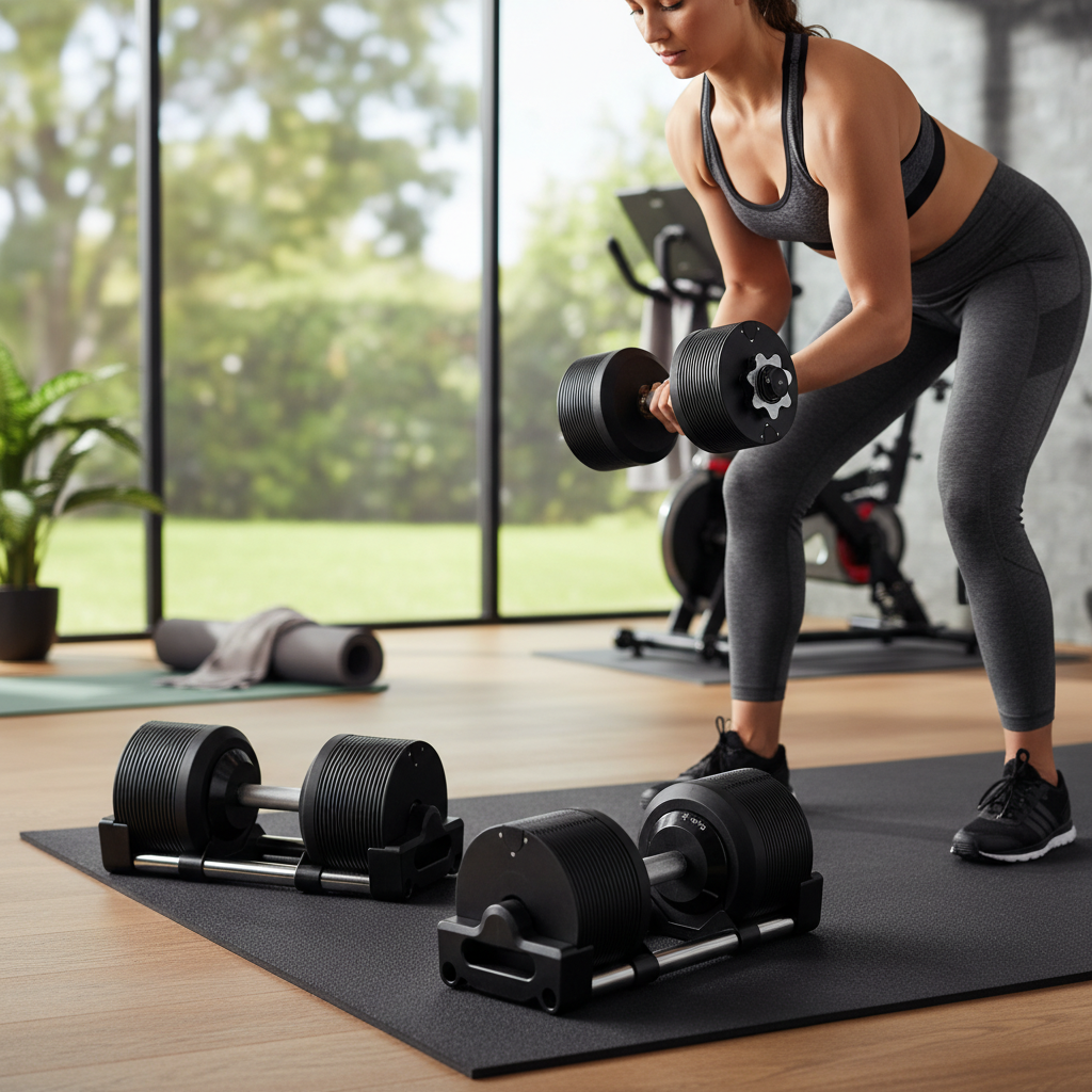 Premium 36kg Adjustable Dumbbells Pair with 1kg Increments for Strength Training