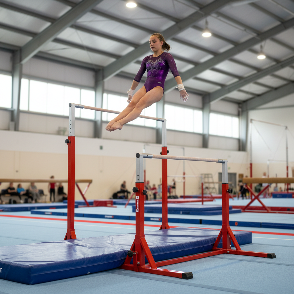 Premium Heavy Duty Adjustable Asymmetric Gymnastics Bars with Exceptional Stability and Safety Features
