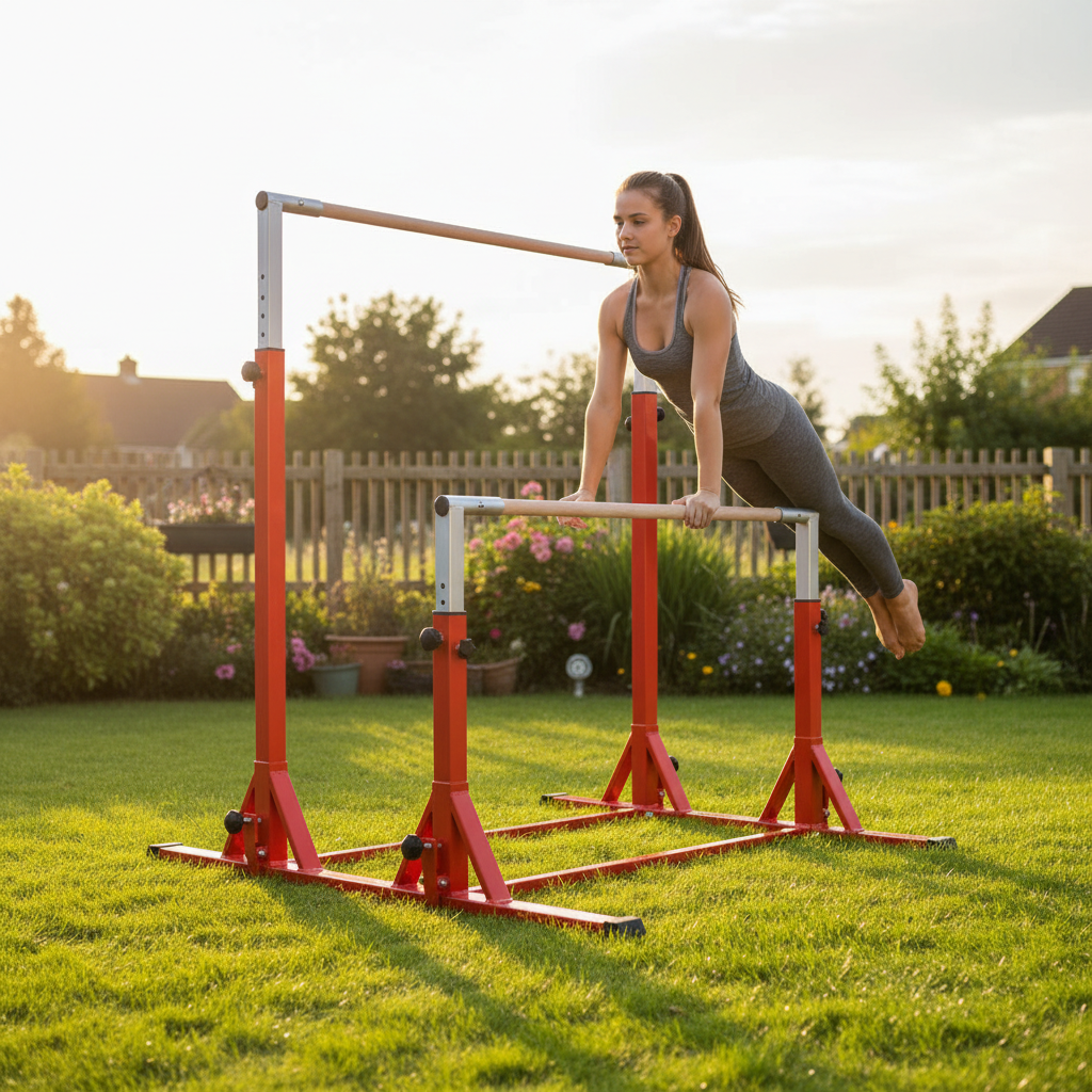 Premium Heavy Duty Adjustable Asymmetric Gymnastics Bars with Exceptional Stability and Safety Features