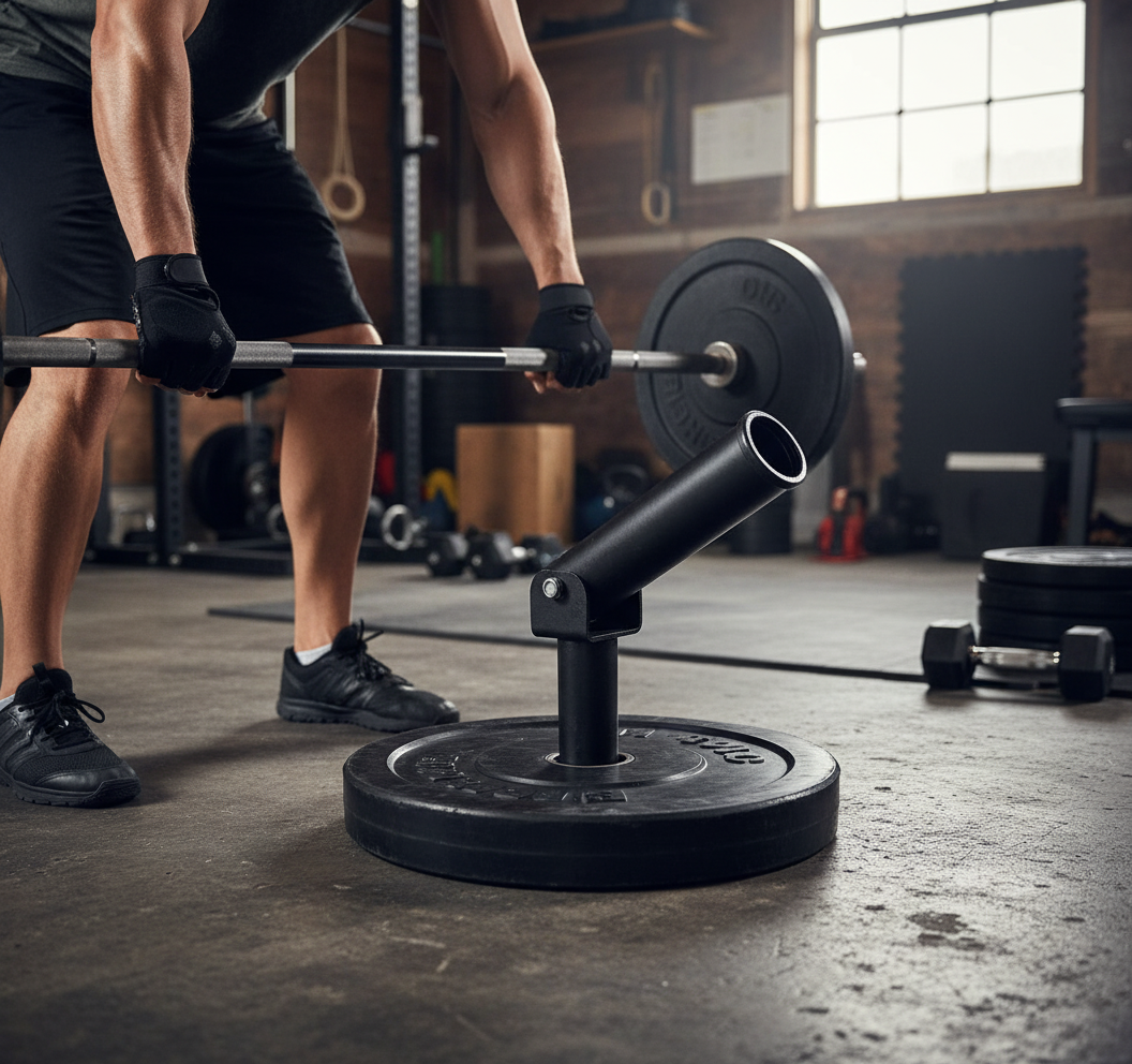 Premium Weight Plate Landmine with 360° Swivel Platform for Versatile Rotational Exercises