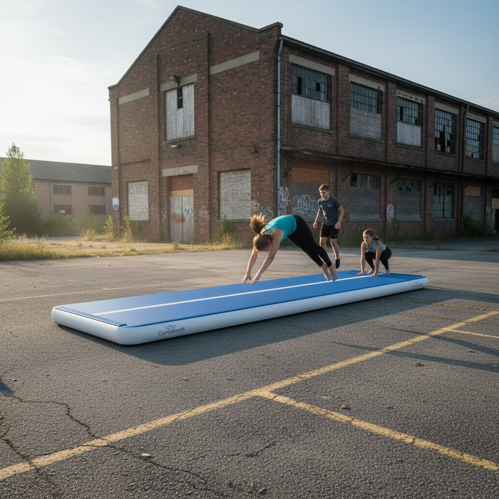 Premium High-Performance Air Track 8m x 2m x 20cm - Ideal for Safe Gymnastics Training