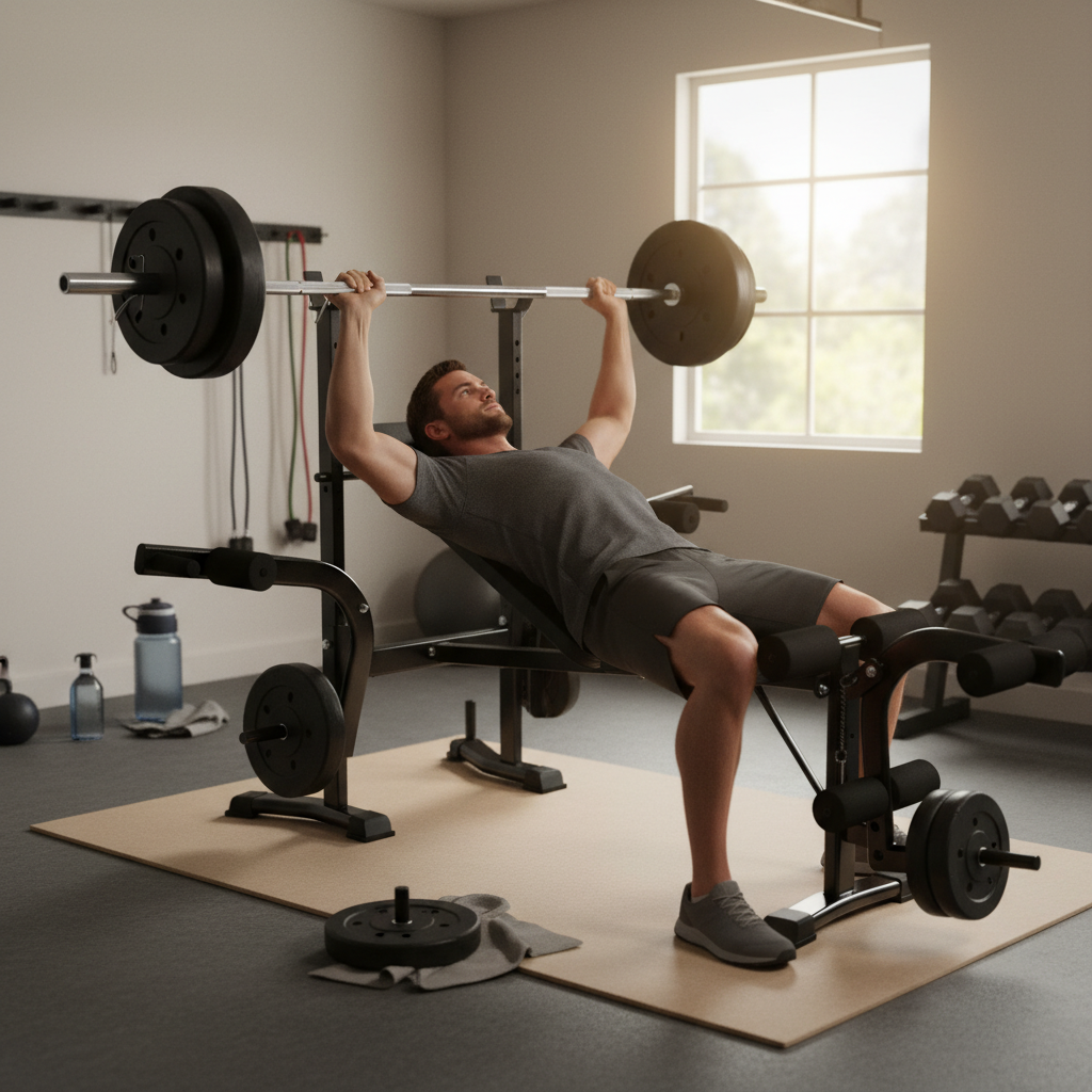 Premium Multifunctional Bench with Adjustable Settings for Full-Body Home Workouts – 300kg Capacity, Heavy Duty Steel Construction