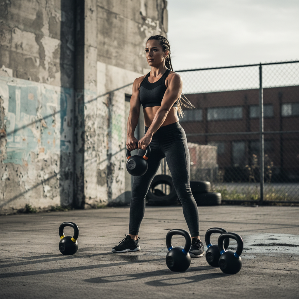 Premium Cast Iron Kettlebell Set for Home and Gym - Durable, Balanced, and Versatile Training Equipment