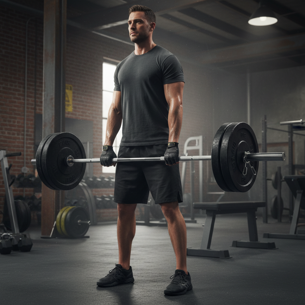 Premium 6ft Solid Steel Barbells with Chrome Finish and 500lbs Max Lift Capacity