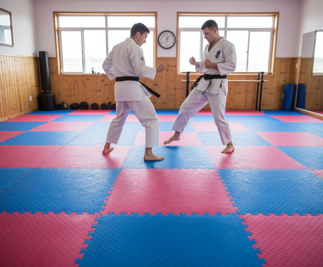 Premium 30mm Thick Heavy Duty Jigsaw Mat 1m x 1m - Odorless, Lightweight and Anti-Bacterial with Edging Strips