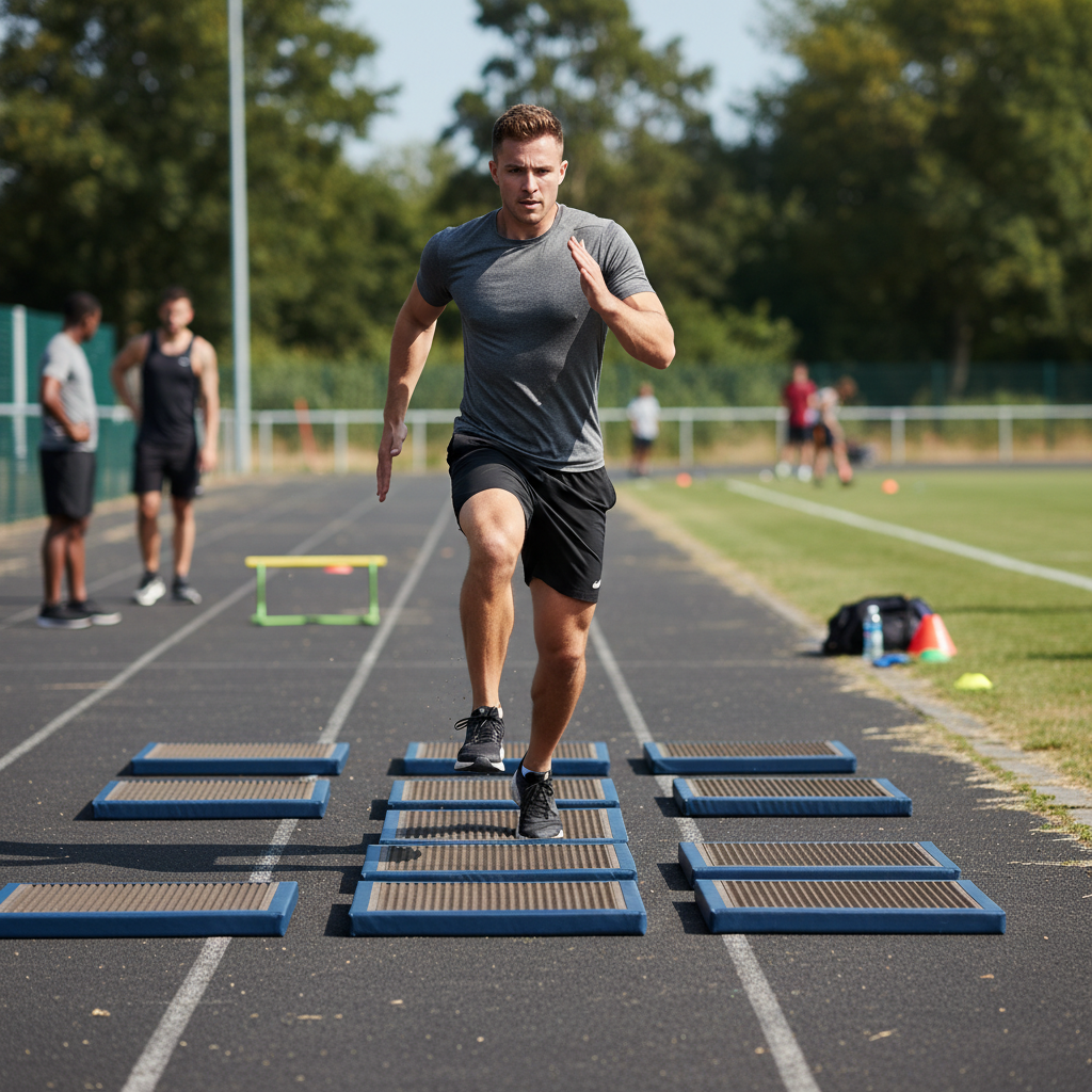 Premium Agility Gymnastics Mat - Heavy Duty, High Density Foam with Anti-Slip Base
