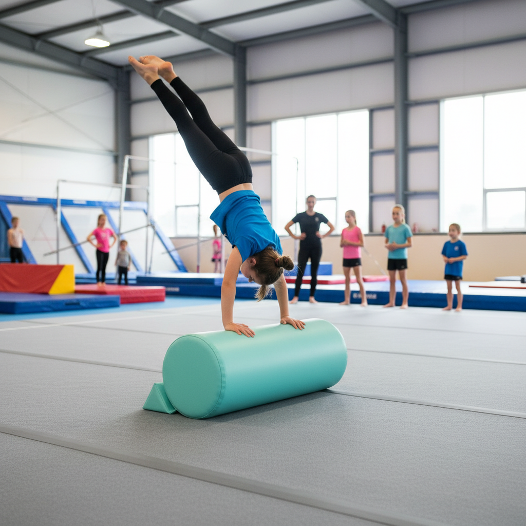 Premium Air Track Pro Air Roll Stabiliser Wedge - Adjustable in Pink, Blue, or Mint for All Sizes