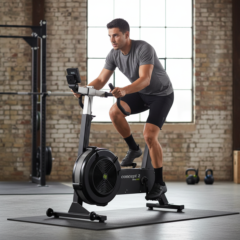 Professional High-Performance Indoor Cycling Bike with Advanced Performance Monitor and Air Resistance Flywheel