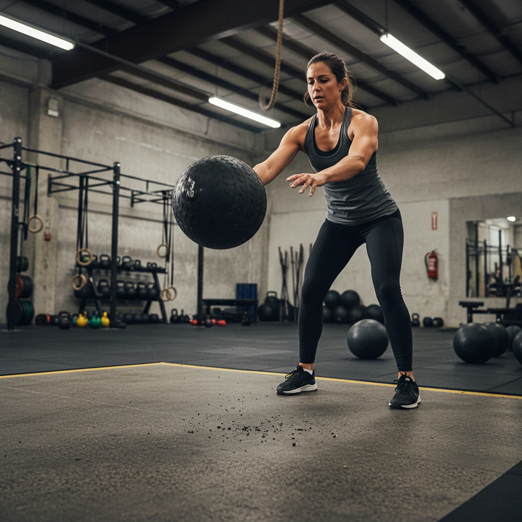 Premium Heavy Duty Slam Ball for Explosive Power and Core Strength - No-Bounce Design with Textured Grip