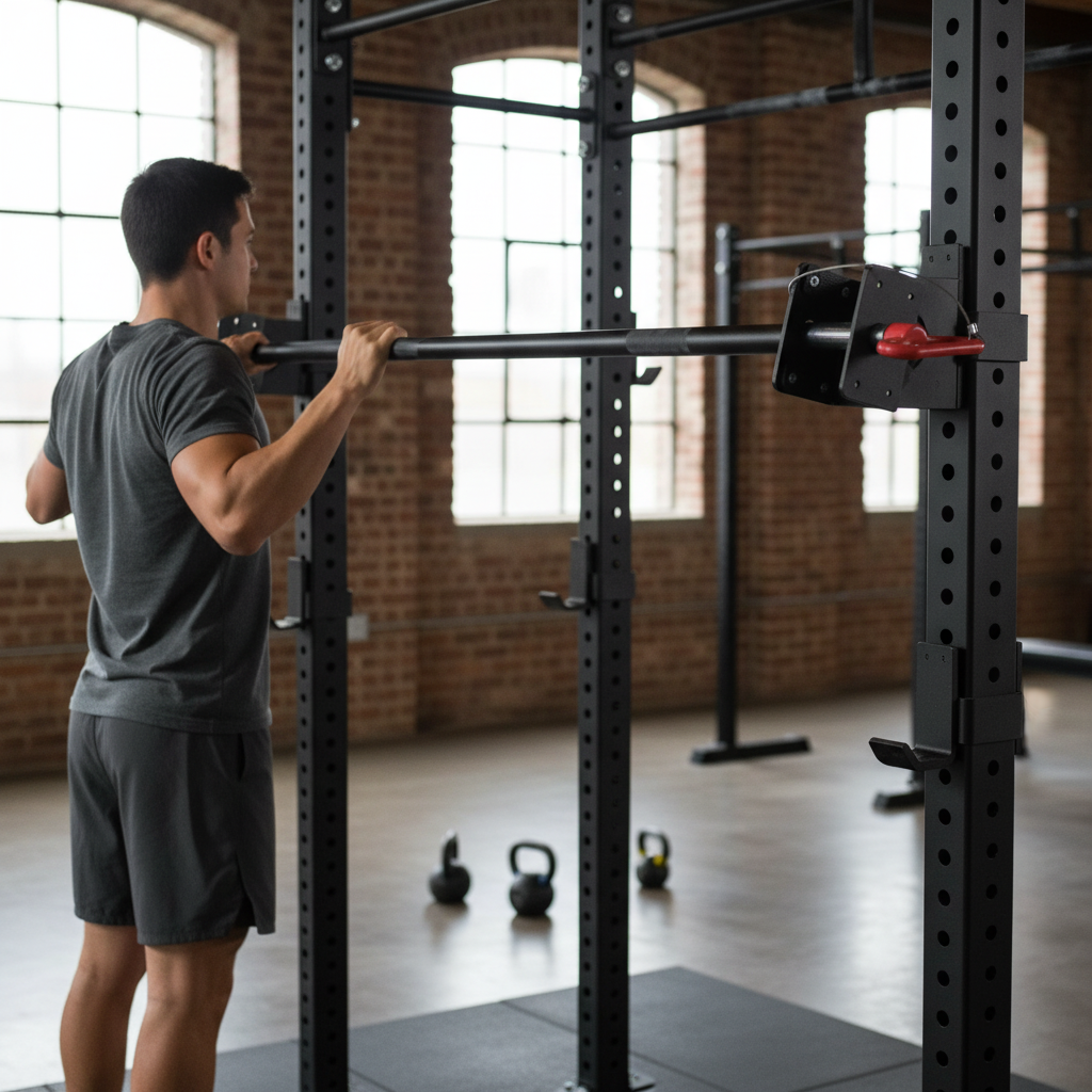 Premium Quick Release Pull-Up Bar for Calisthenics - Durable Steel Construction, Ergonomic Design, and Easy Installation