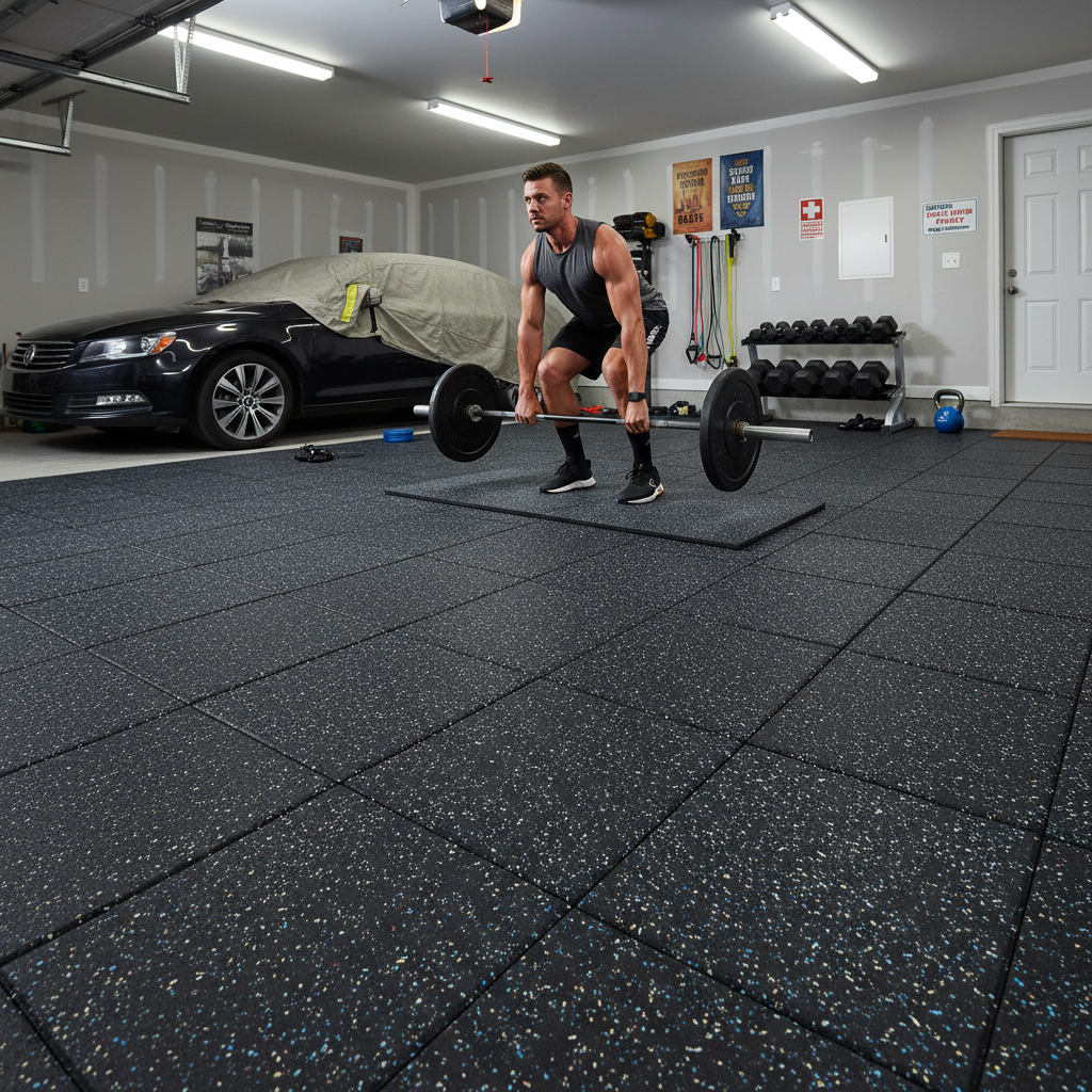 Premium Rubber Gym Flooring Package - 18m2 with Ergonomic Shock Absorption, Non-Slip Design & Easy Maintenance
