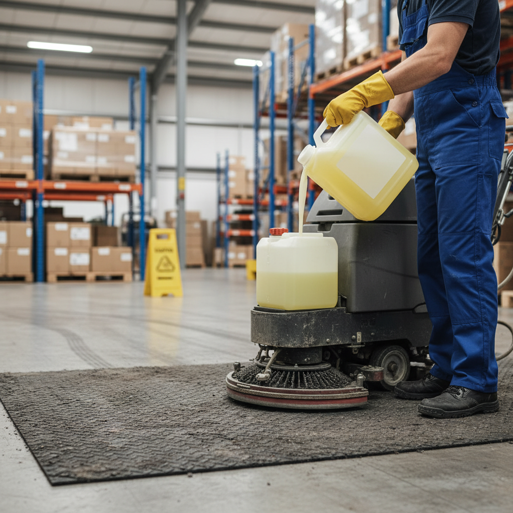 Premium Water-Based Cleaner for Rubber and Vinyl Floors - 5L for Easy Maintenance