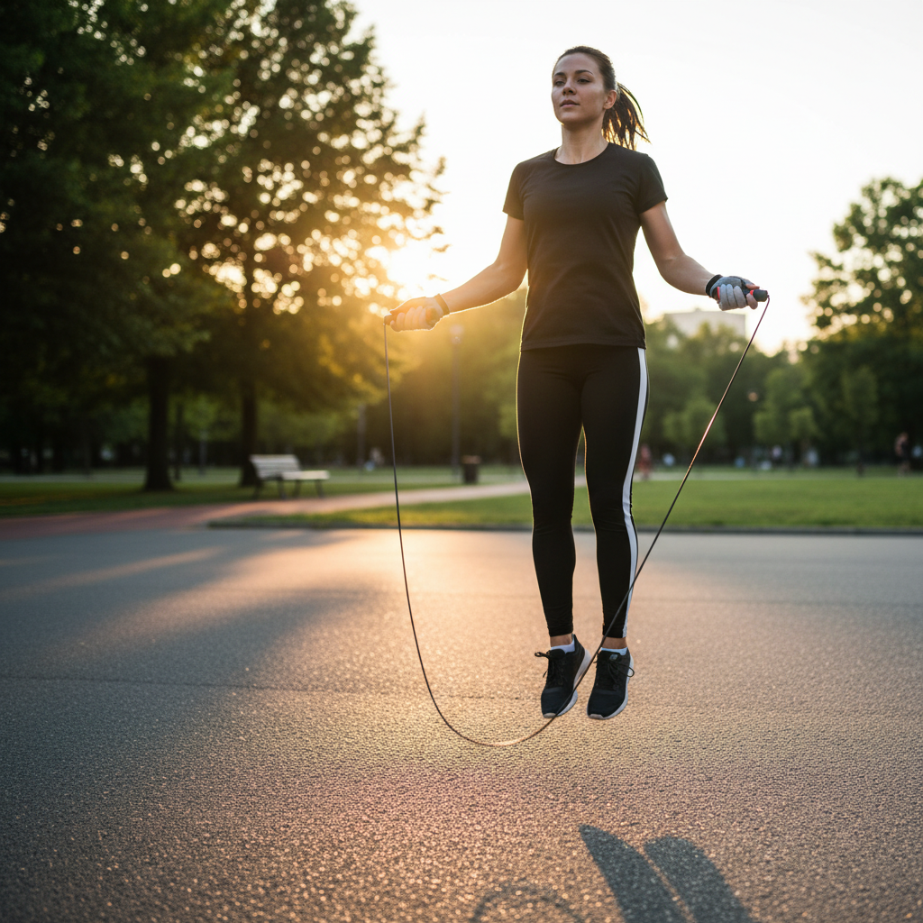High-Performance Adjustable Skipping Rope for Speed, Cardio, and Conditioning Workouts - Durable and Portable Fitness Tool