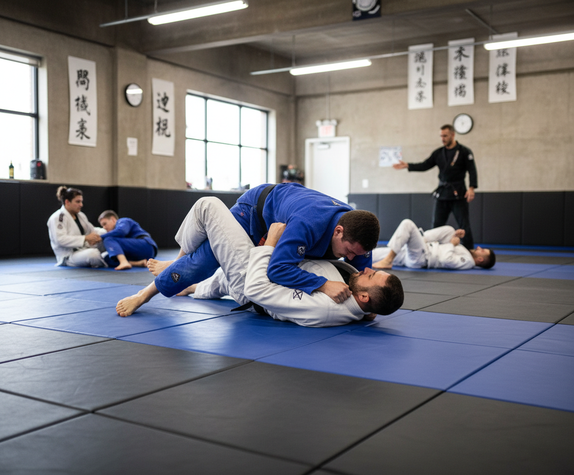 Premium Folding Gymnastics & BJJ Training Mat 8ft x 4ft x 50mm - High-Performance Non-Slip Waterproof Design