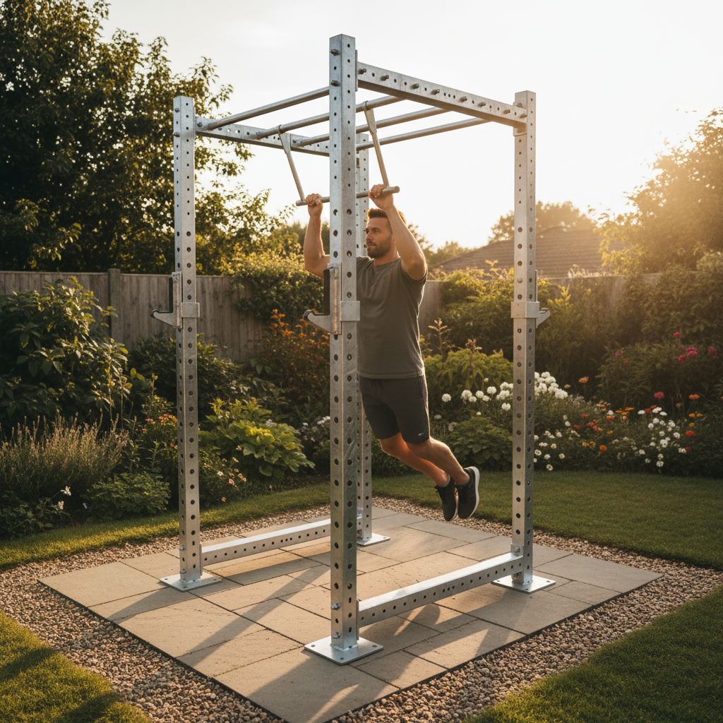 Premium Heavy Duty Outdoor Monkey Bar Rig with Galvanised Steel and Multiple Depth Options for Superior Durability and Performance