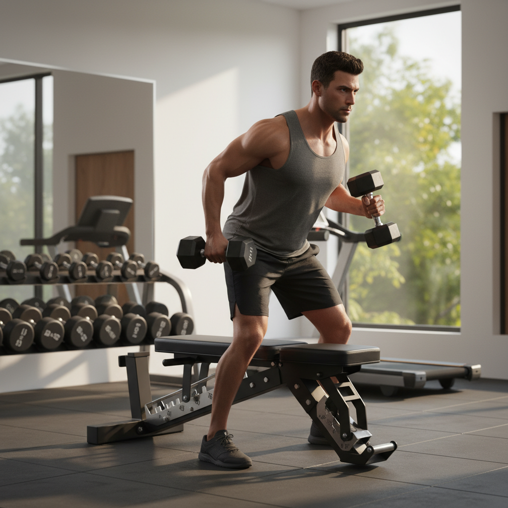 Premium Multifunctional Weight Bench with 9 Adjustable Angles, 455kg Capacity, and High-Density Foam Cushion for Optimal Performance