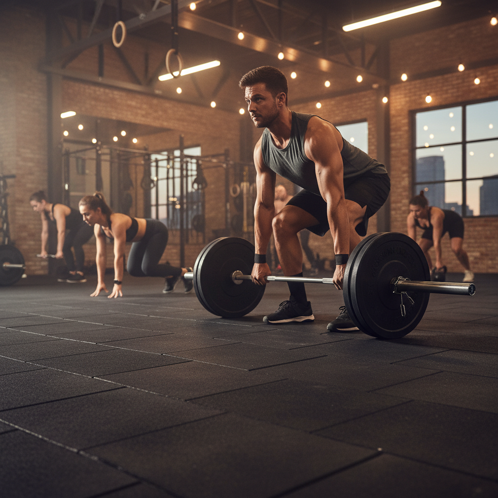 Premium Heavy Duty Rubber Gym Flooring Mats - 72 Tiles, 50cm x 50cm x 20mm, 30mm, 40mm Thickness, Non-Toxic, Environmentally Friendly