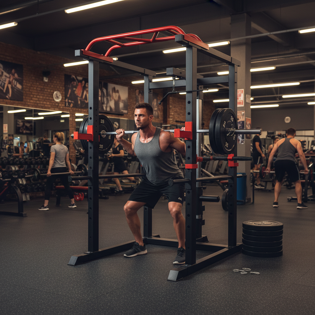 Premium 150kg Bumper Plates with Power Multi Cage and Olympic Barbell Options for Home and Commercial Gyms