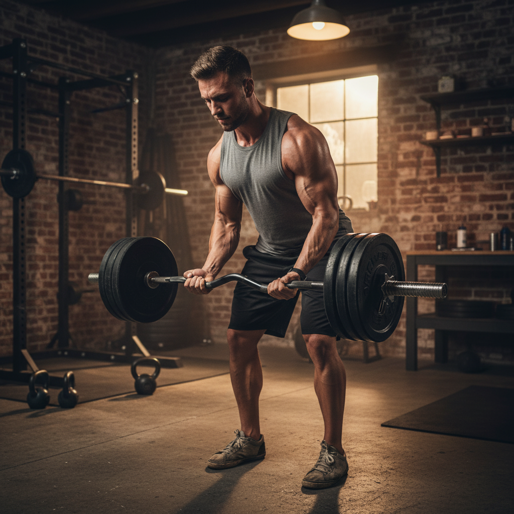 Premium EZ Curl Bar for Arm Training - 10kg Weight, Black Chrome Coating, 300kg Capacity, Compatible with Olympic Plates