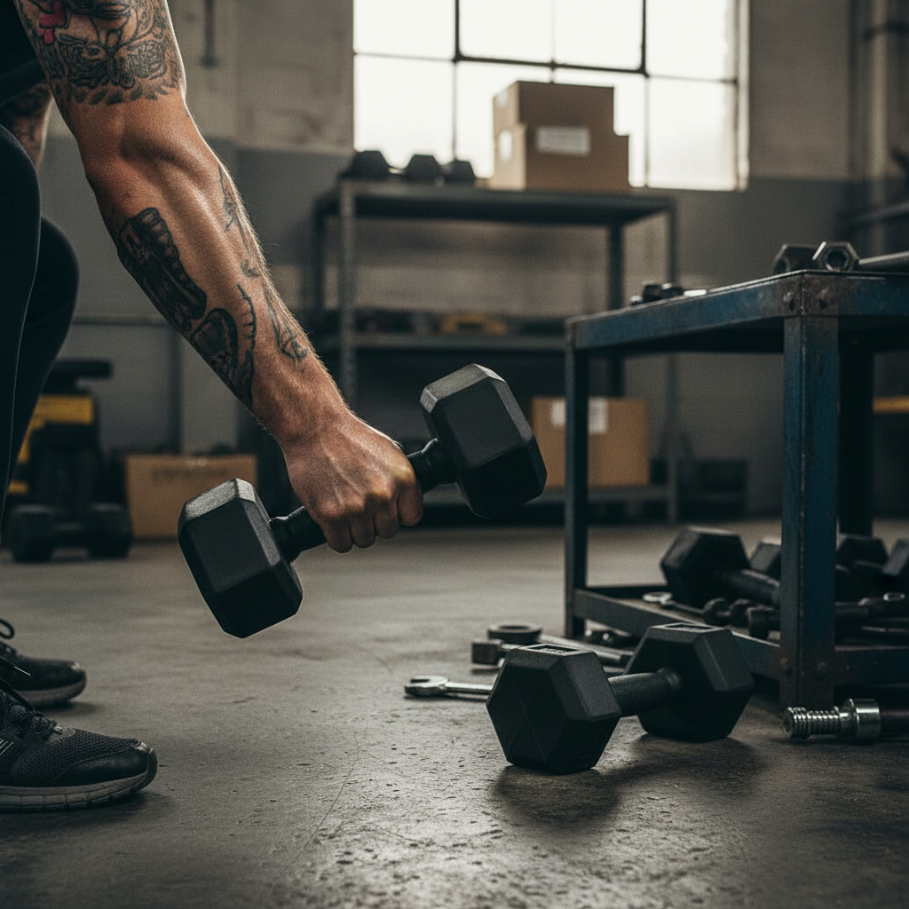 Premium Rubber-Coated Hex Dumbbells 2.5kg to 30kg - Ergonomic Grip, Noise Protection, and Durable Construction