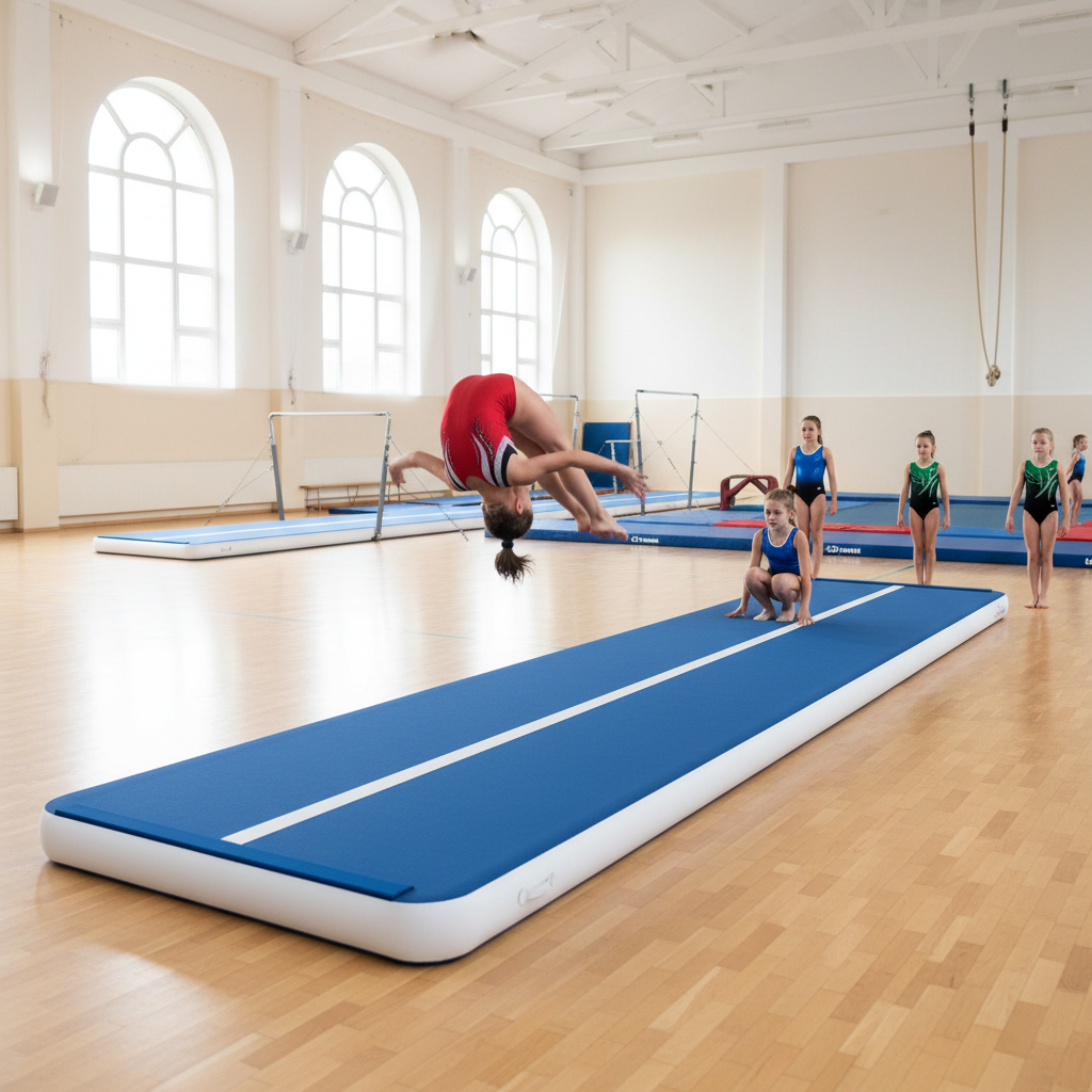 Premium High-Performance Air Track Pro Floor 15m x 2m x 30cm for Safe Gymnastics Training