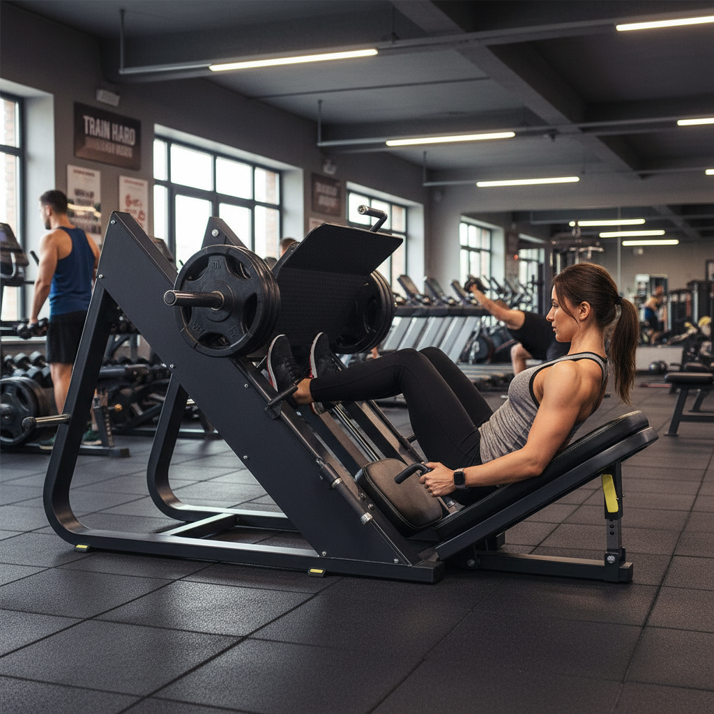Premium Heavy Duty Leg Press Machine for Comprehensive Leg Development with High Weight Capacity and Safety Features
