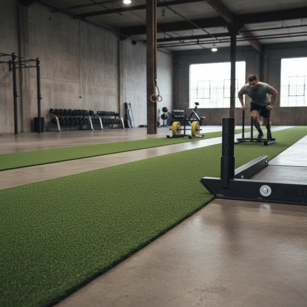 Premium Heavy Duty Gym Turf for Sled Tracks - Versatile Indoor and Outdoor Use with Multiple Sizes and Colors