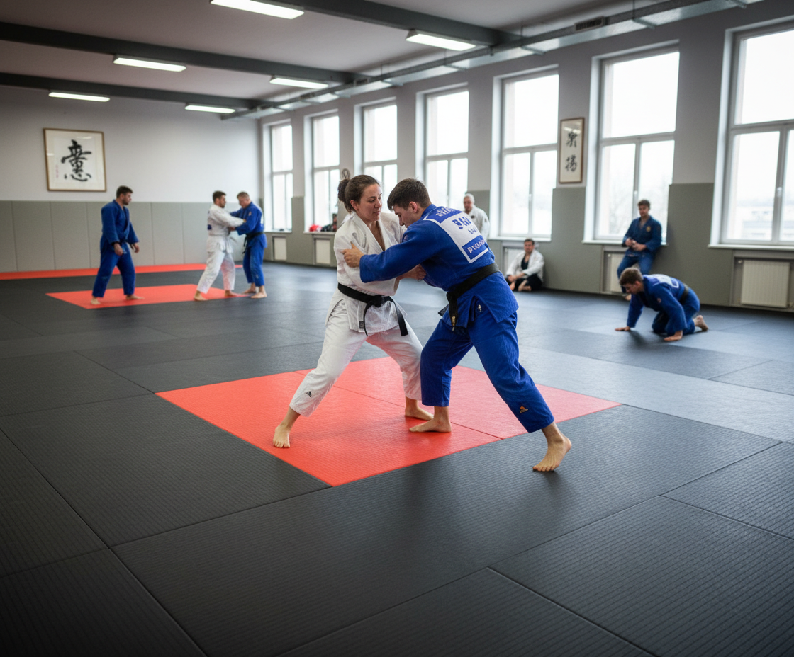 Premium Heavy Duty Judo Mat 2m x 1m x 40mm with Anti-Slip Surface and High Shock Absorption