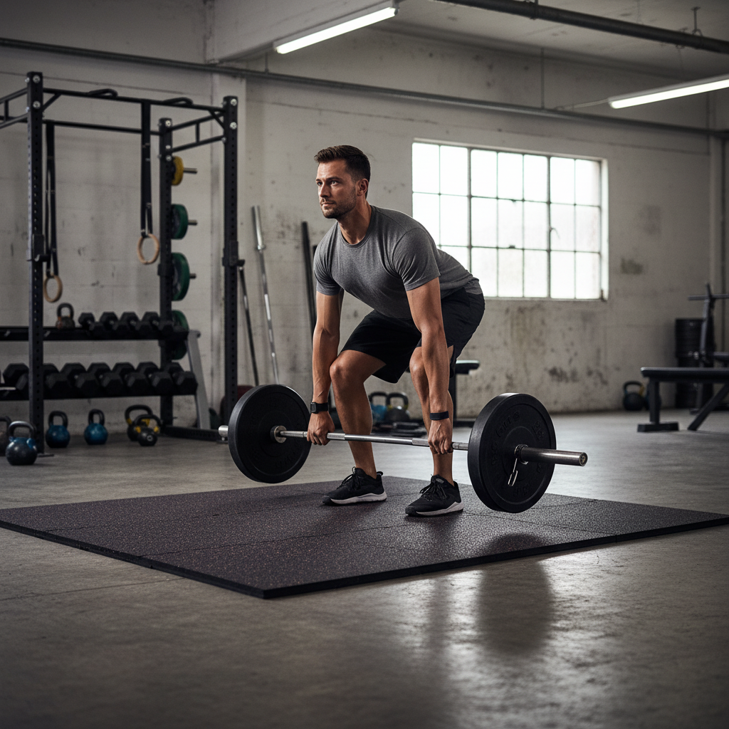 Premium Heavy Duty Gym Mats with Self-Locking Feature, Rubber Construction, and Superior Acoustic Isolation for Professional Training Areas