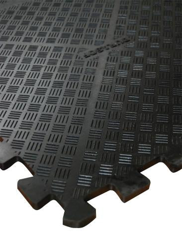 CrossFit Rubber Gym Mat Interlocking – Heavy Duty Non-Slip